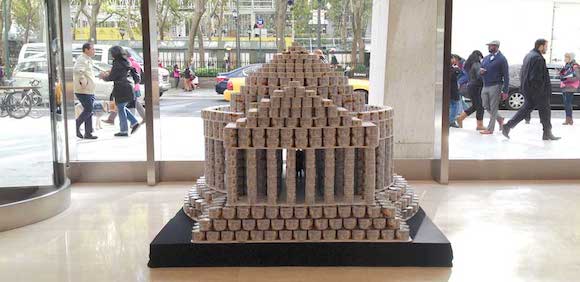 Canstruction: Pre-Competition Special Sculpture & Food Drive