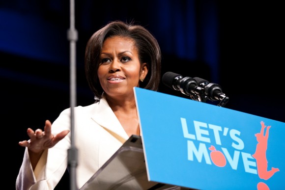 Michelle Obama visits Manhattan