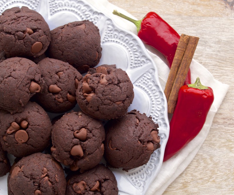 From The Athlete’s Kitchen’s First Friday Cookies: Double Chocolate Mexican Wedding Cookies