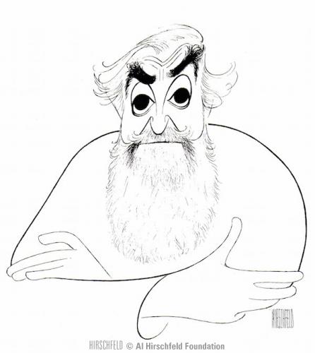Al Hirschfeld In New York On Display at the New York Historical Society
