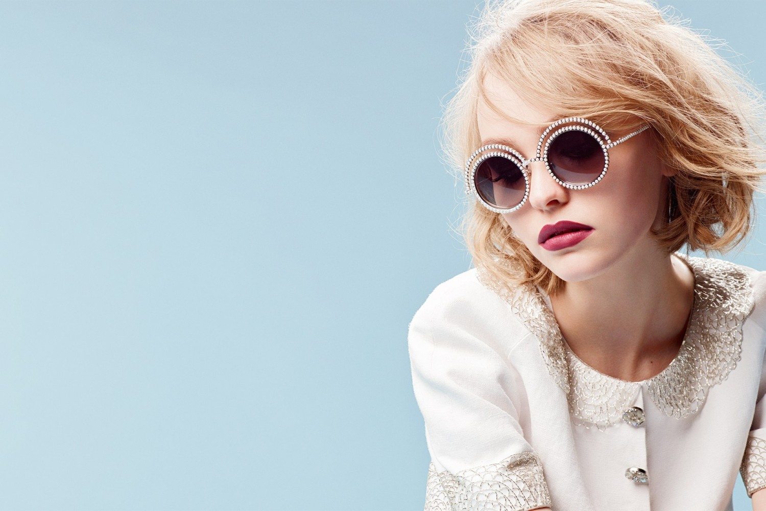 Lily-Rose Depp as the face of Chanel in new Eyewear Campaign