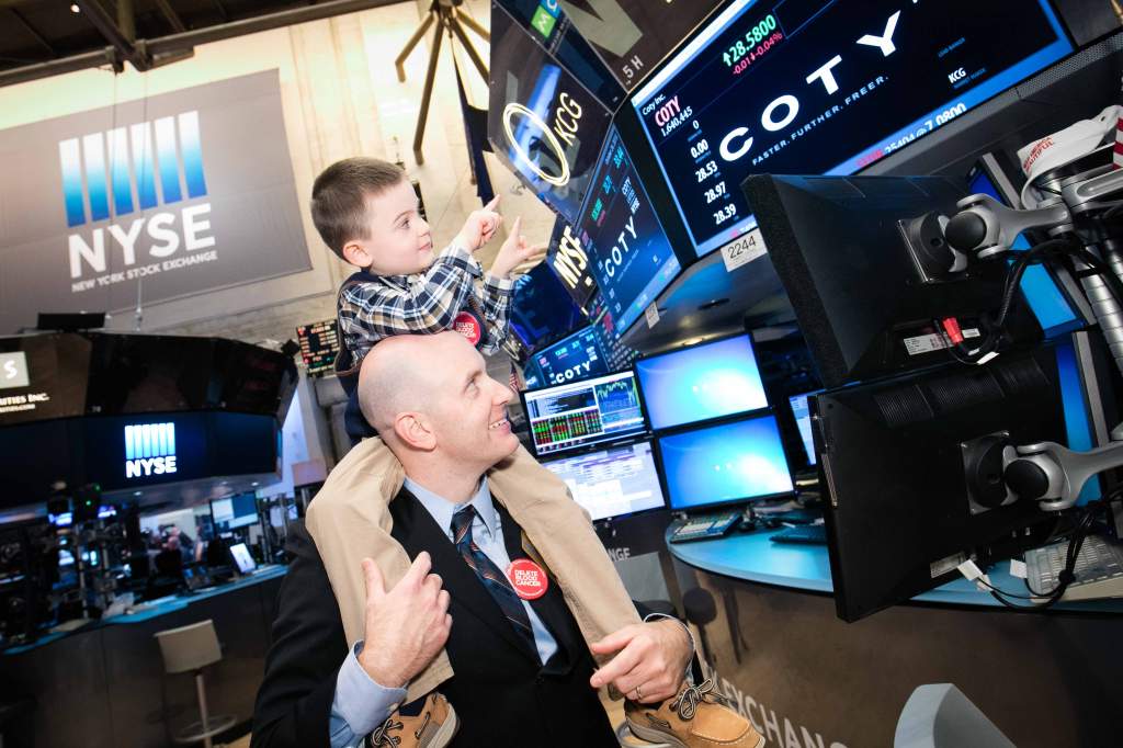 Four-Year-Old Owen Rings New York Stock Exchange Bell With Delete Blood Cancer DKMS