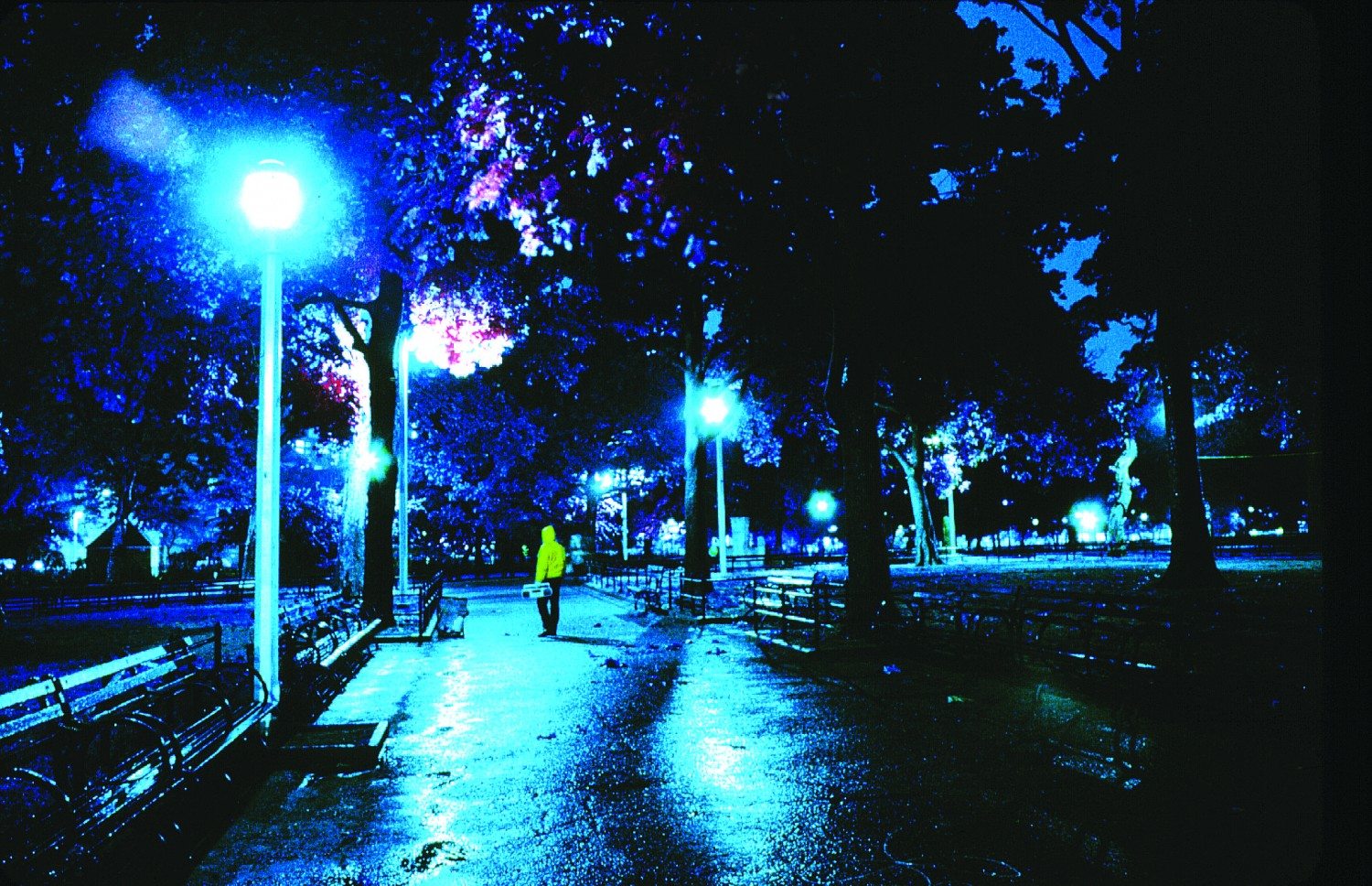 Unsilent Night in Washington Square Park
