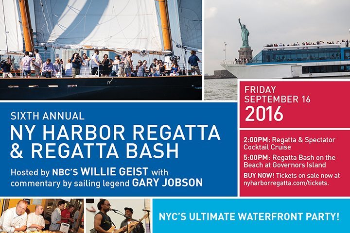 New York Harbor To Host The City’s Largest Charity Regatta On Friday, Sept. 16