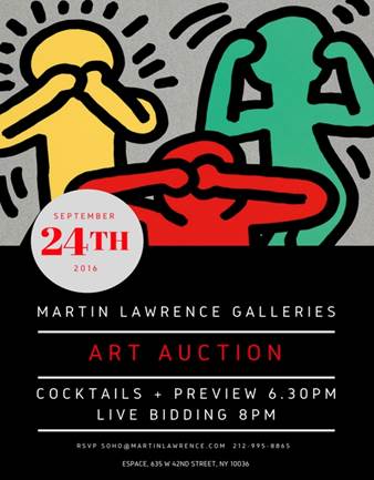 Martin Lawrence Galleries To Host A Fall Auction On Sept. 24