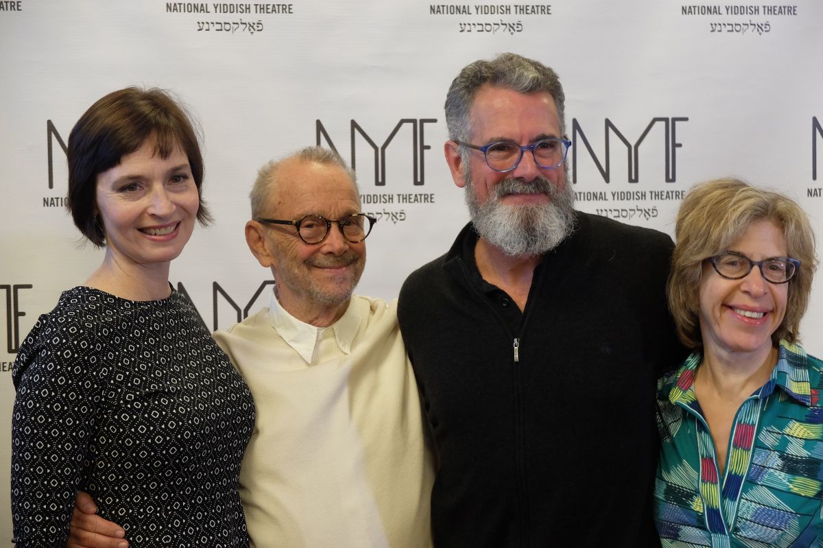 Mary Illes, Joel Grey, Steven Skybell, and Jackie Hoffman.