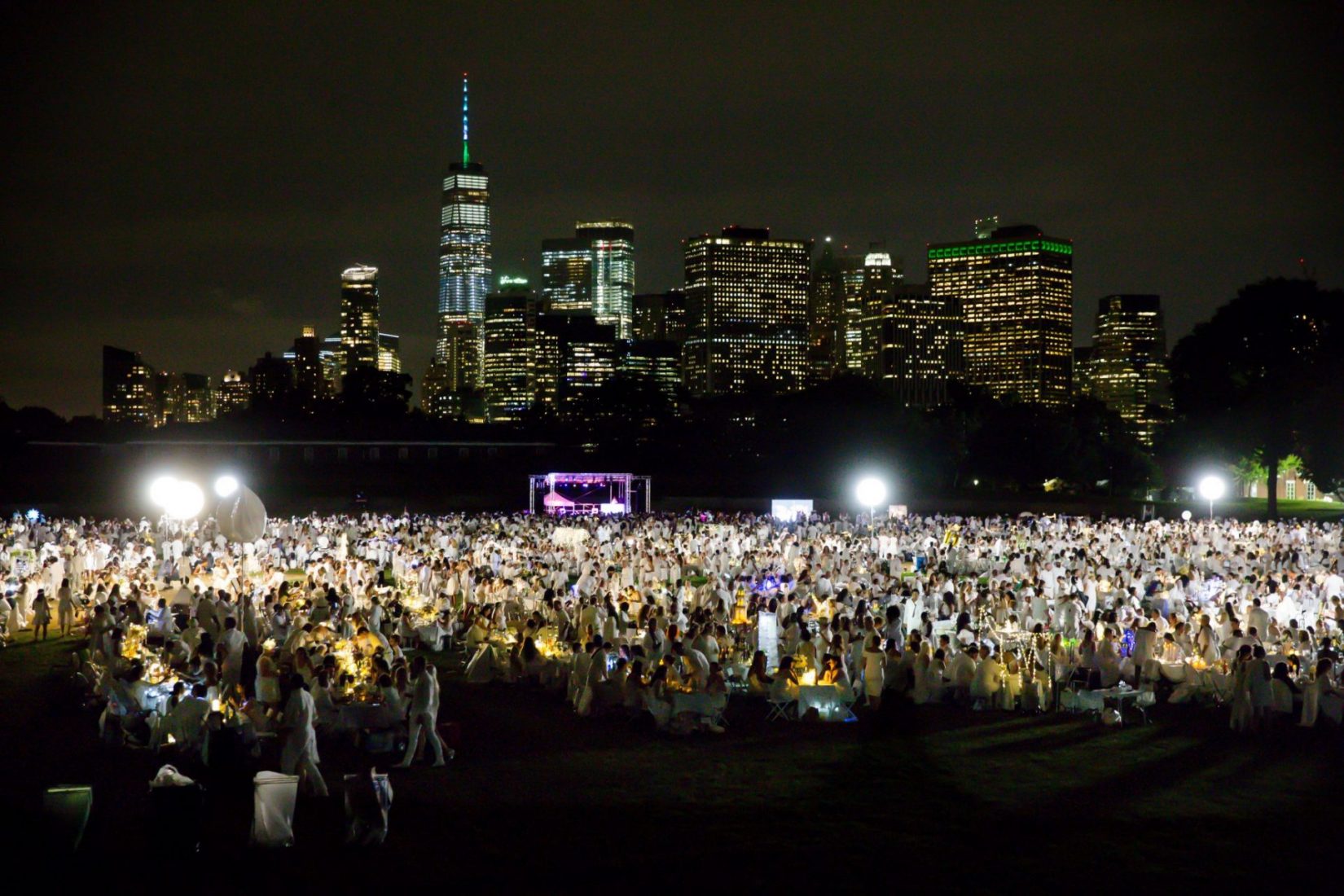 Diner en Blanc takes over Governors Island