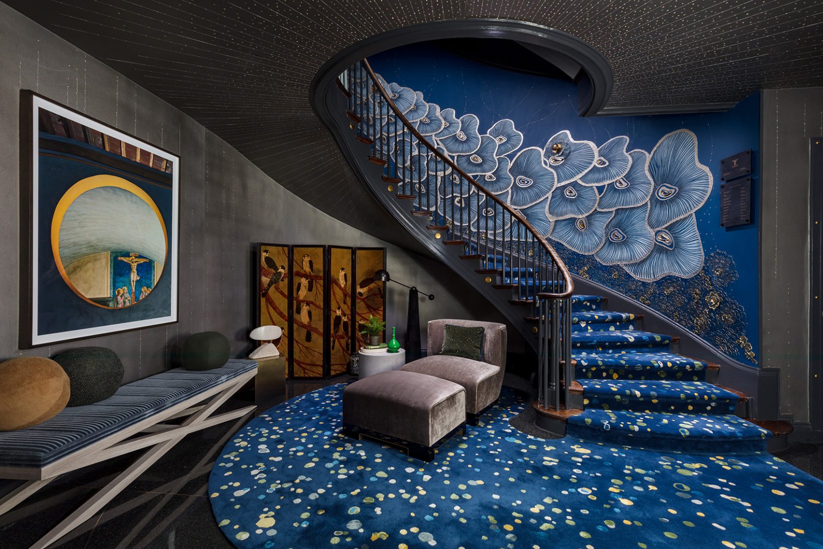 Visit Richard Rabel’s Spectacular Gallery Entry and Grand Staircase at this Year’s Kips Bay Decorator Show House