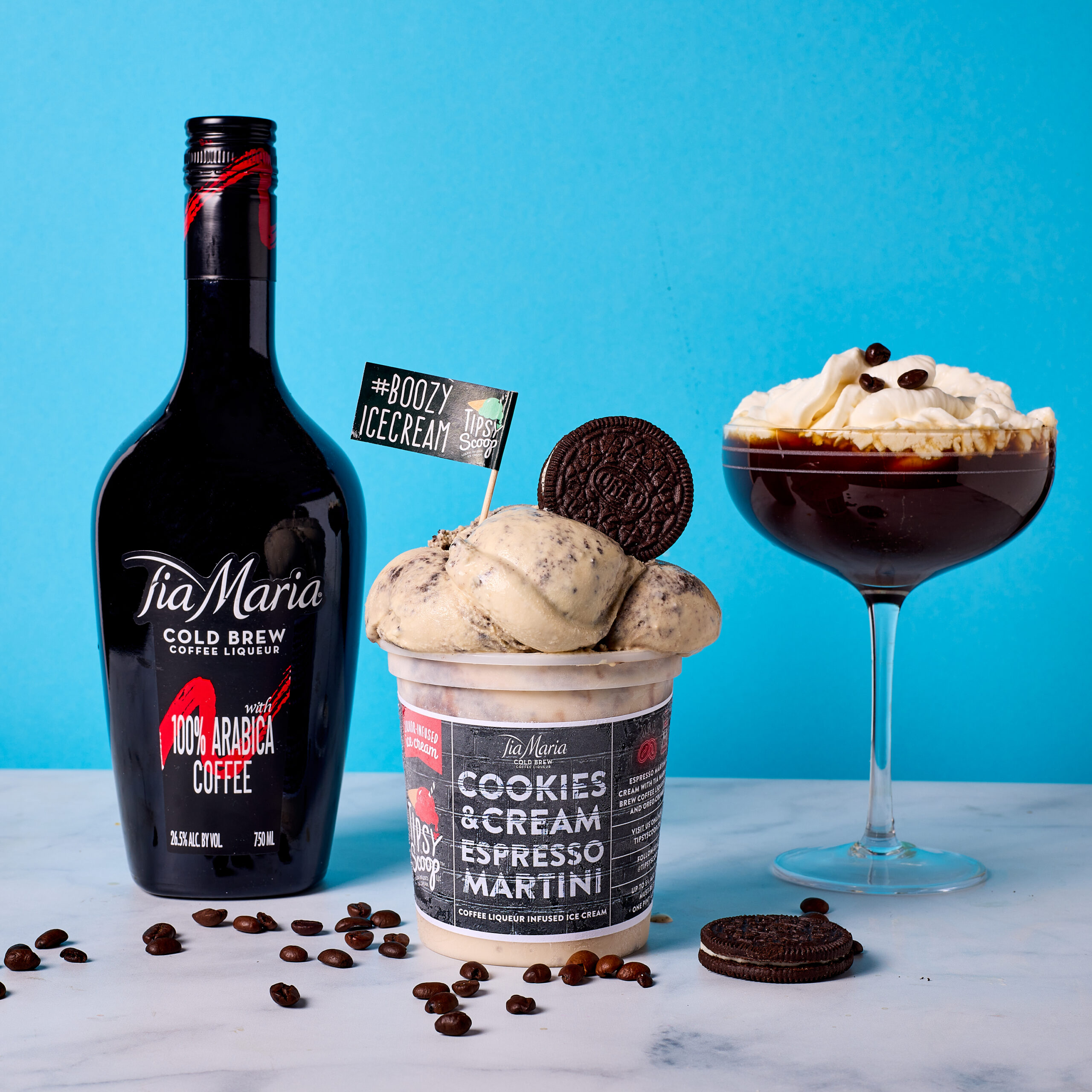 Tipsy Scoop Cookies & Cream Espresso Martini Ice Cream