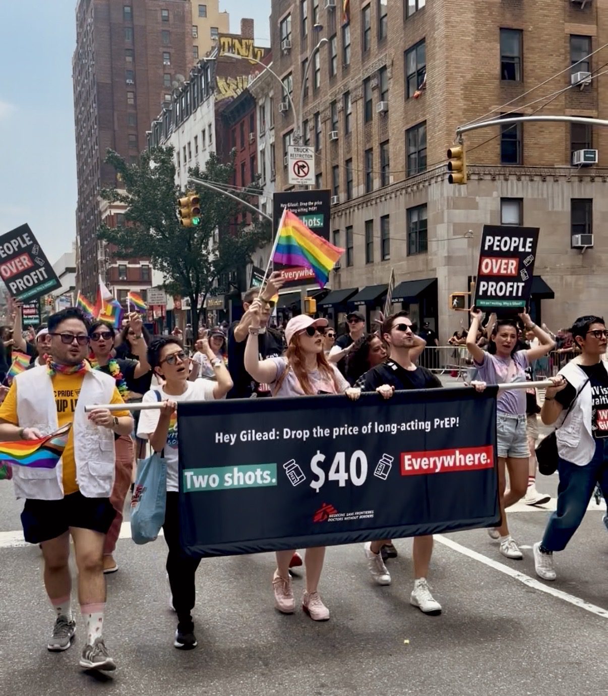 Marchers at NYC Pride March 2026