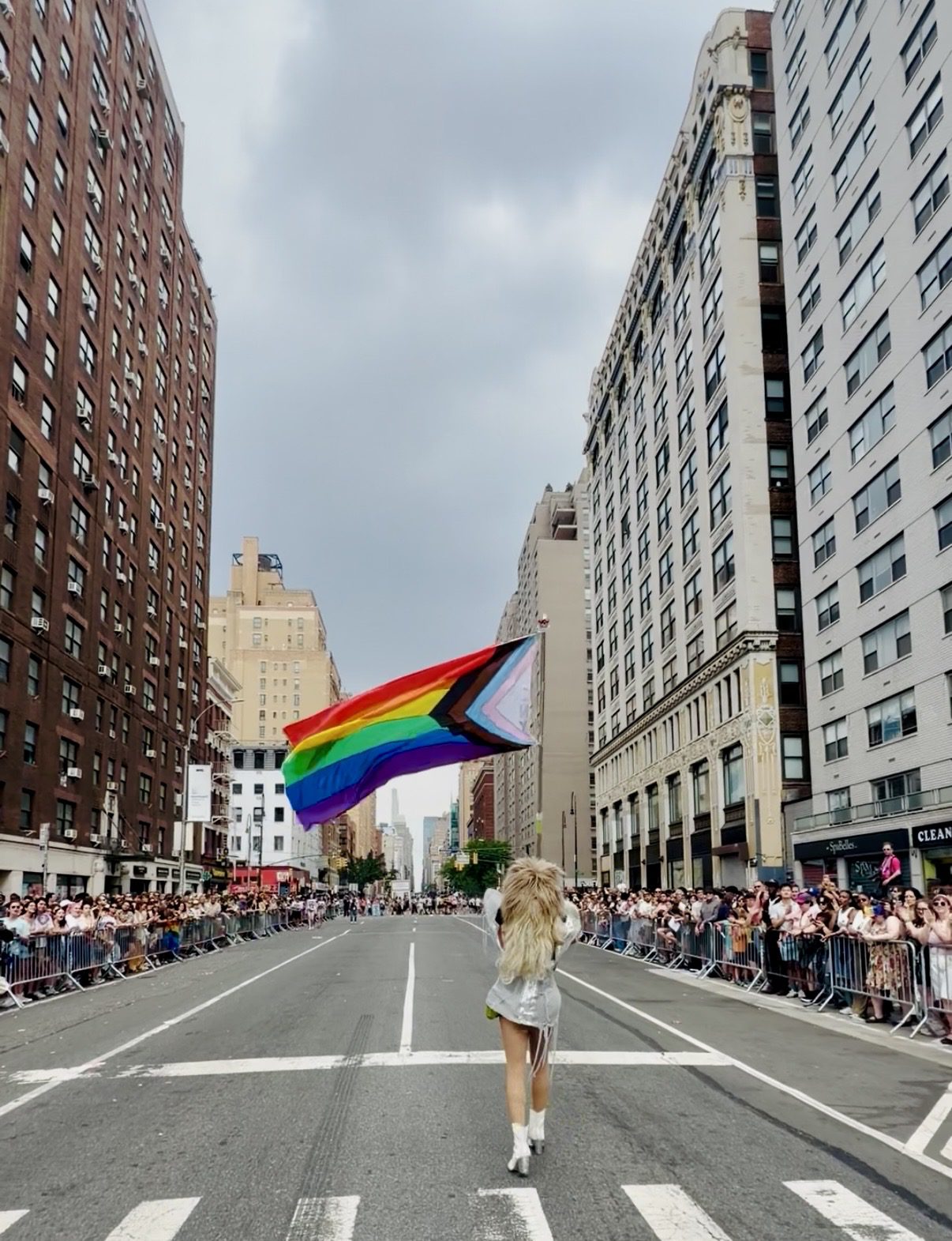 Marcher at NYC Pride March 2026