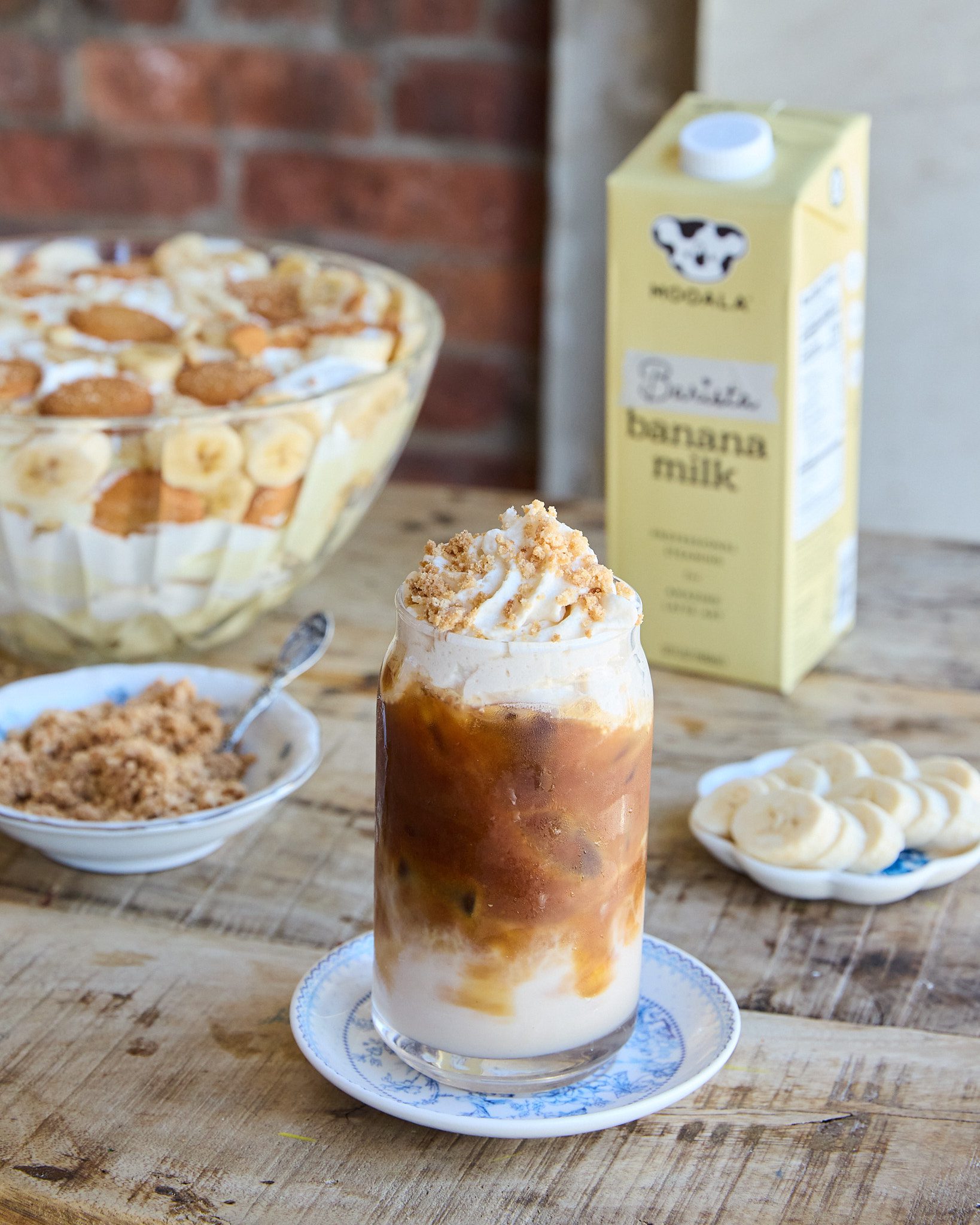 Maman Bakery Iced Banana Pudding Latte 