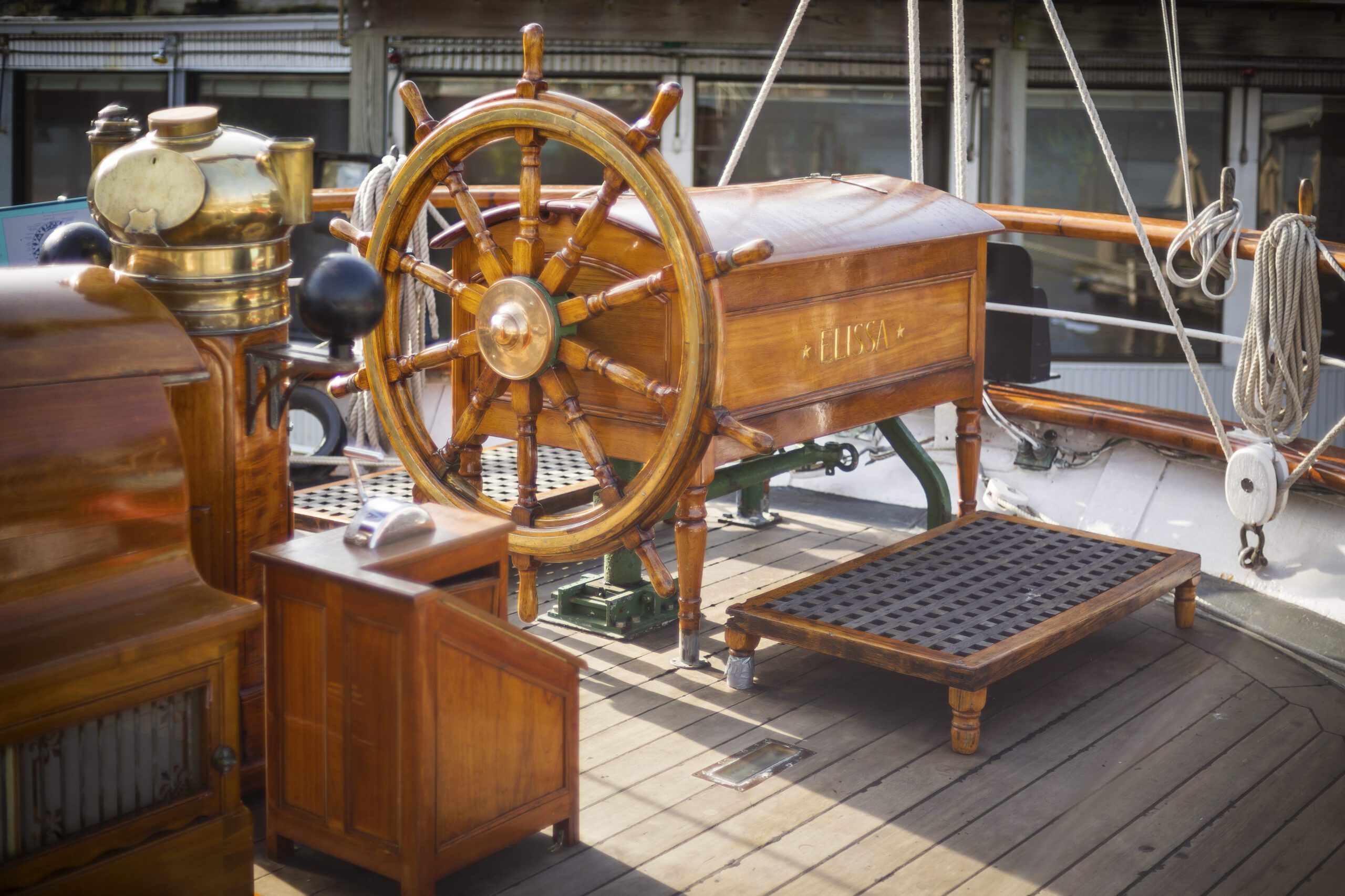 Inside 1877 Elissa Tall Ship 